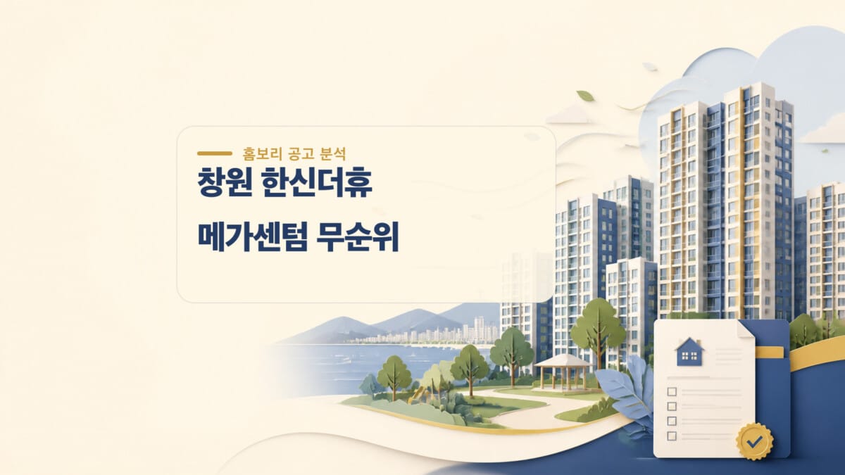 창원 한신더휴 메가센텀 무순위 430세대 자격 일정 공급형 대표 이미지