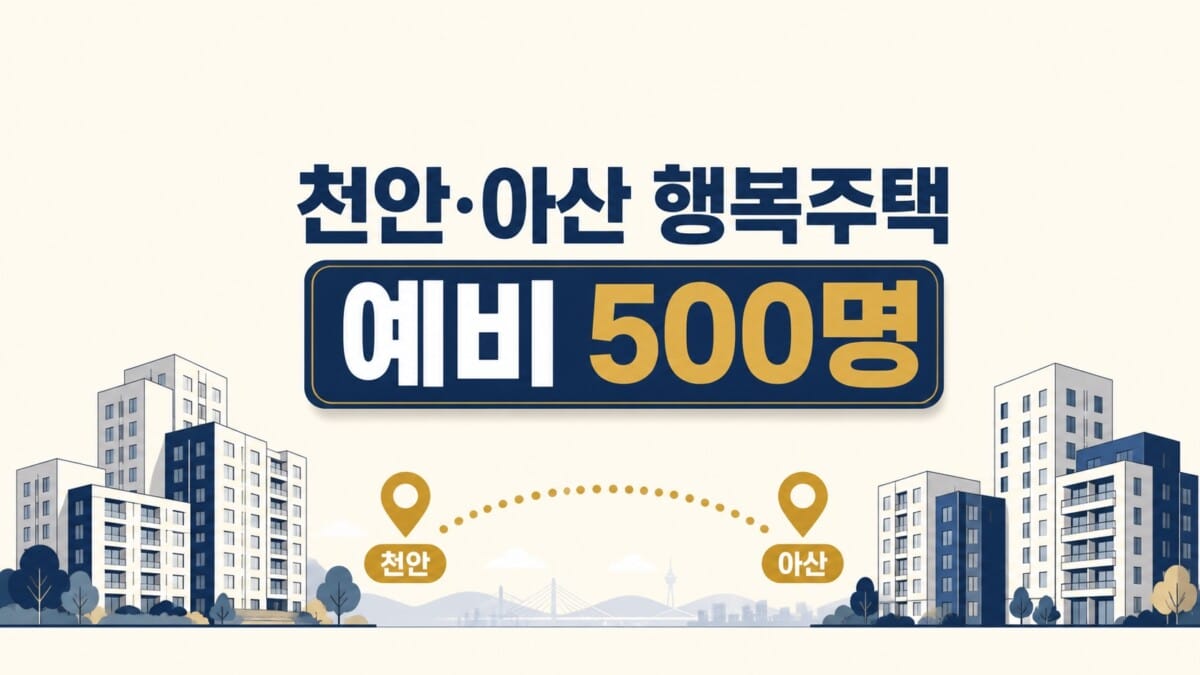 천안·아산 대학생·청년 행복주택 예비입주자 500명 대표 이미지