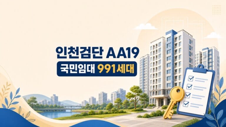 인천검단 AA19 국민임대 991세대 대표 이미지