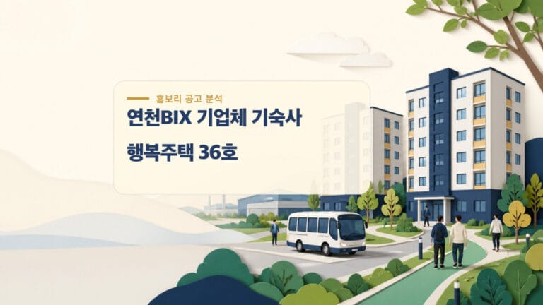 연천BIX 기업체 기숙사 행복주택 36호 신청자격 임대조건 일정 대표 이미지